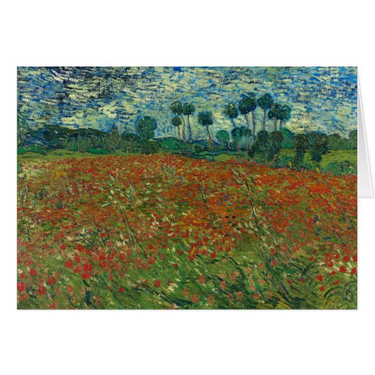 Vincent van Gogh - Poppy Field Cards (Front Horizontal)