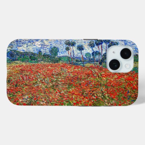 Vincent van Gogh _ Poppy Field iPhone 15 Case
