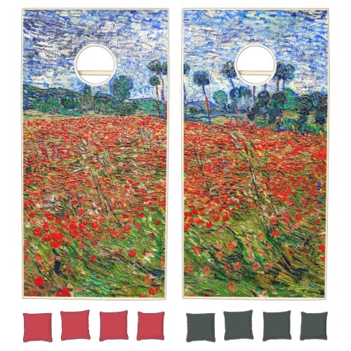 Vincent van Gogh _ Poppy Field Cornhole Set