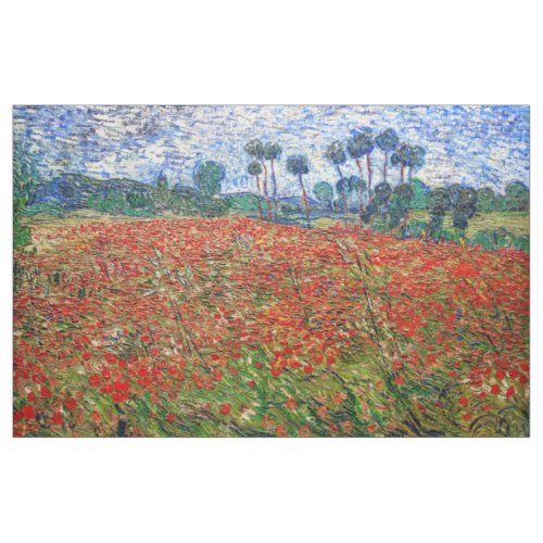 Vincent van Gogh _ Poppy Field Fabric