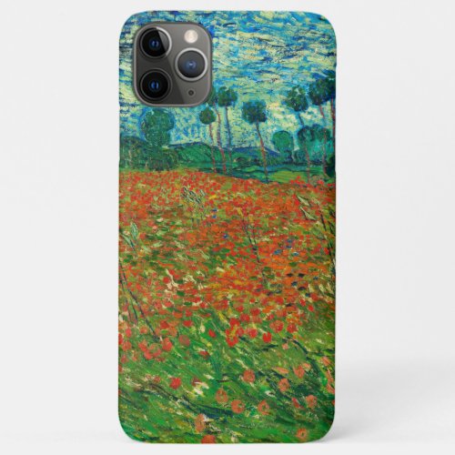 Vincent Van Gogh Poppy Field Fine Art iPhone 11 Pro Max Case