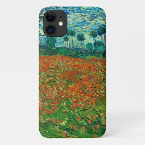 Vincent Van Gogh Poppy Field Fine Art iPhone 11 Case