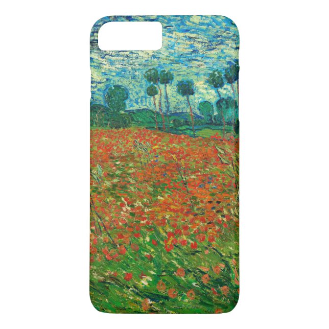 Vincent Van Gogh Poppy Field Fine Art Case-Mate iPhone Case (Back)