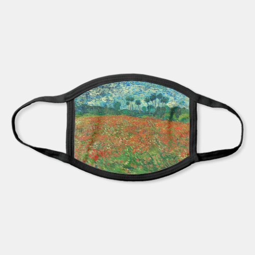 Vincent Van Gogh Poppy Field Fine Art Face Mask