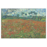 Vincent Van Gogh Poppy Field Floral Vintage Art Fabric