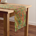 Vincent Van Gogh Poppy Field Floral Vintage Art Short Table Runner<br><div class="desc">Vincent Van Gogh Poppy Field Floral Vintage Fine Art Vincent Willem van Gogh was a Post-Impressionist painter whose work had a far-reaching influence on 20th-century art. His output includes portraits, self portraits, landscapes and still lifes of cypresses, trees in bloom, wheat fields and sunflowers. Between the years 1886 and 1890,...</div>