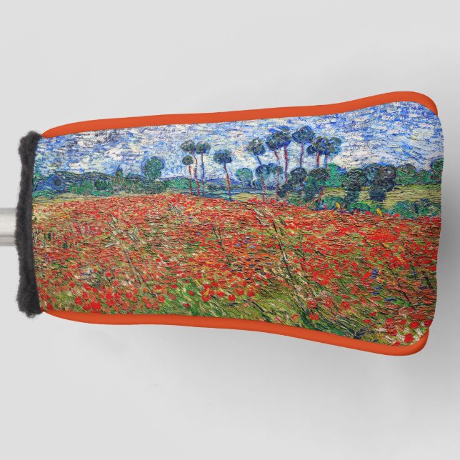 Vincent van Gogh - Poppy Field Golf Head Cover (Front)
