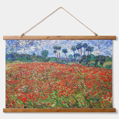Vincent van Gogh _ Poppy Field Hanging Tapestry