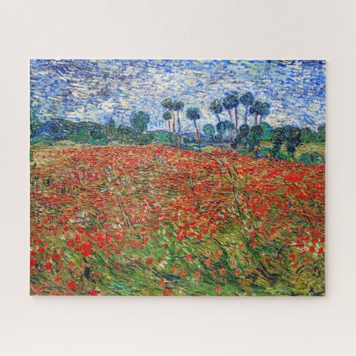 Vincent van Gogh _ Poppy Field Jigsaw Puzzle