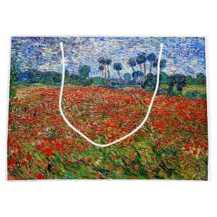 Vincent van Gogh - Poppy Field Large Gift Bag