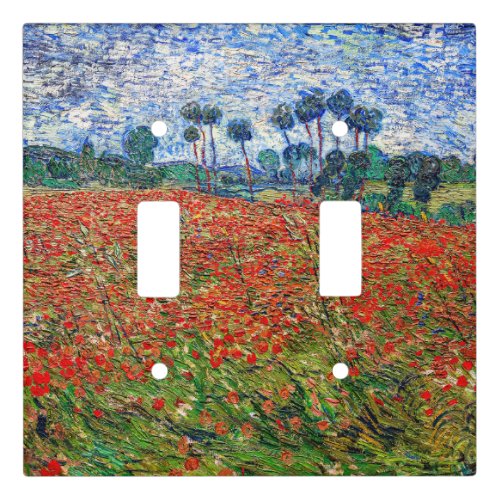 Vincent van Gogh _ Poppy Field Light Switch Cover