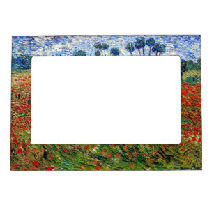 Vincent van Gogh - Poppy Field Magnetic Frame