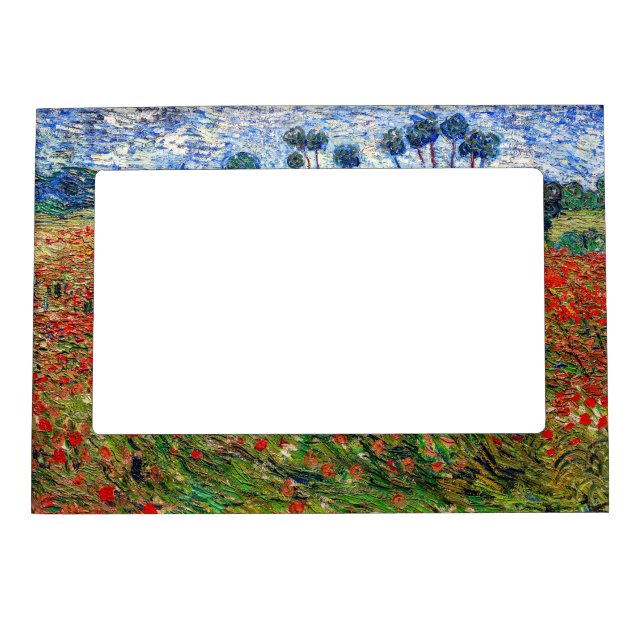 Vincent van Gogh - Poppy Field Magnetic Frame (Front)