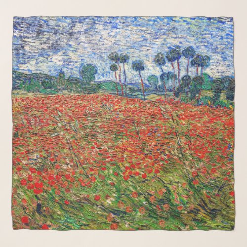 Vincent van Gogh _ Poppy Field Scarf