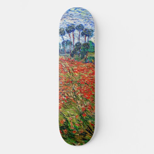 Vincent van Gogh _ Poppy Field Skateboard