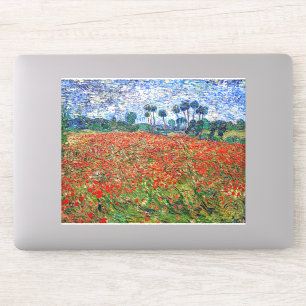 Vincent van Gogh - Poppy Field Sticker