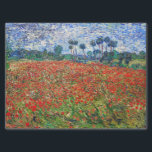Vincent van Gogh - Poppy Field Tissue Paper<br><div class="desc">Poppy Field - Vincent van Gogh,  Oil on Canvas,  1890 in Auvers-sur-Oise</div>