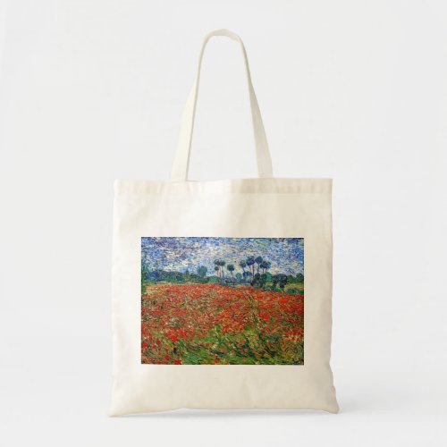 Vincent van Gogh _ Poppy Field Tote Bag