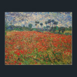 Vincent van Gogh - Poppy Field Wood Wall Art<br><div class="desc">Poppy Field - Vincent van Gogh,  Oil on Canvas,  1890 in Auvers-sur-Oise</div>