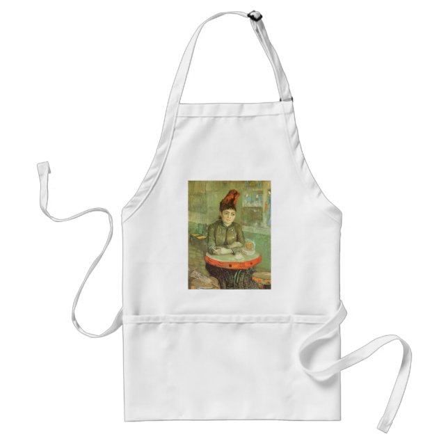 Vincent van Gogh - Portrait of Agostina Segatori Adult Apron (Front)