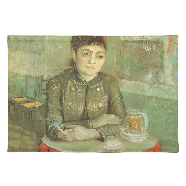 Vincent van Gogh - Portrait of Agostina Segatori Cloth Placemat (Front)