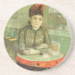 Vincent van Gogh - Portrait of Agostina Segatori Sandstone Coaster