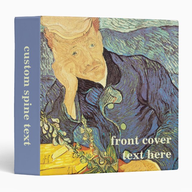 Vincent van Gogh - Portrait of Doctor Gachet Binder (Front/Spine)