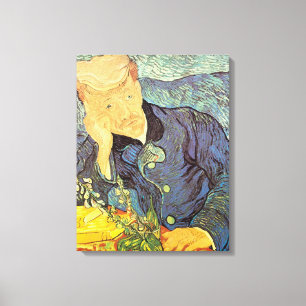 Vincent van Gogh - Portrait of Doctor Gachet Canvas Print
