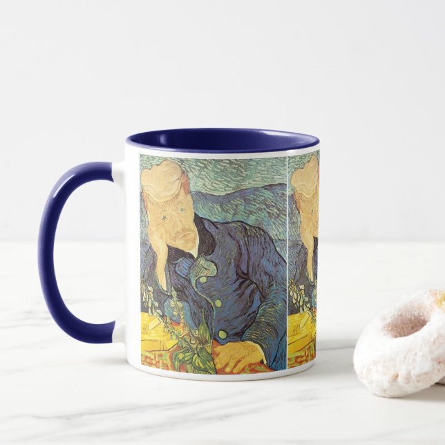 Vincent van Gogh - Portrait of Doctor Gachet Mug (With Donut)