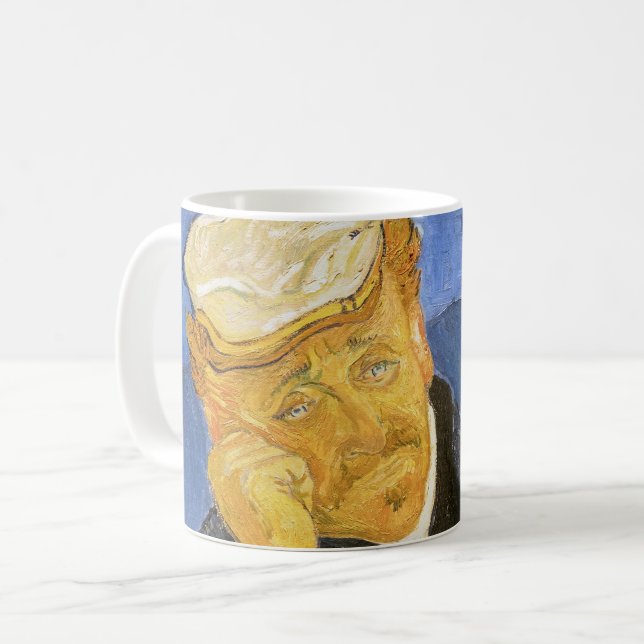 Vincent Van Gogh - Portrait of Doctor Paul Gachet Coffee Mug (Front Left)