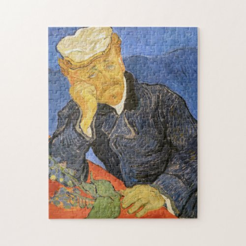 Vincent Van Gogh _ Portrait of Doctor Paul Gachet Jigsaw Puzzle