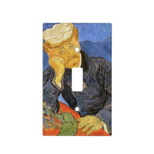 Vincent Van Gogh _ Portrait of Doctor Paul Gachet Light Switch Cover