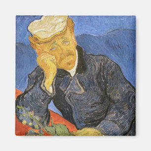Vincent Van Gogh - Portrait of Doctor Paul Gachet Magnet