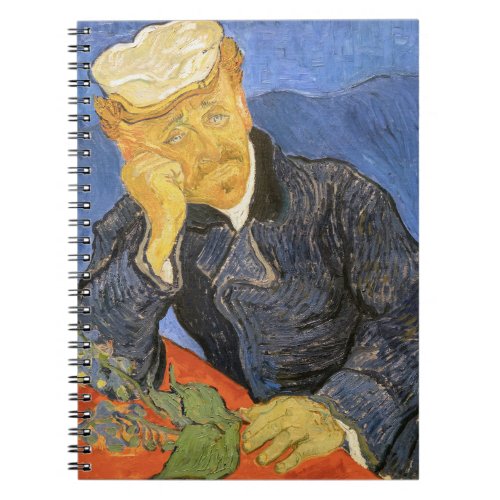 Vincent Van Gogh _ Portrait of Doctor Paul Gachet Notebook