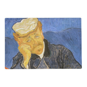 Vincent Van Gogh - Portrait of Doctor Paul Gachet Placemat