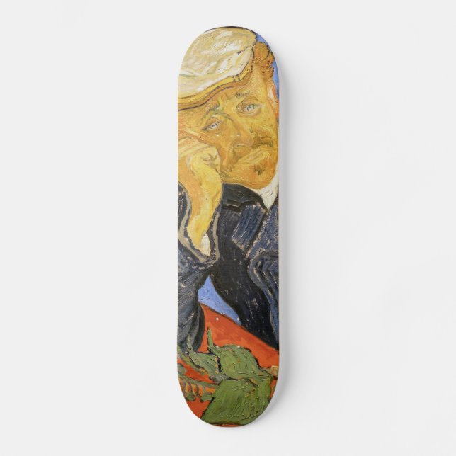 Vincent Van Gogh - Portrait of Doctor Paul Gachet  Skateboard (Front)