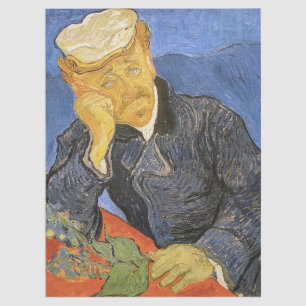 Vincent Van Gogh - Portrait of Doctor Paul Gachet Tissue Paper
