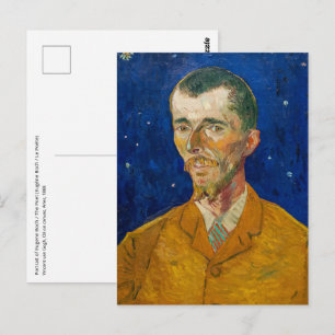 Vincent Van Gogh - Portrait of Eugene Boch, Arles Postcard