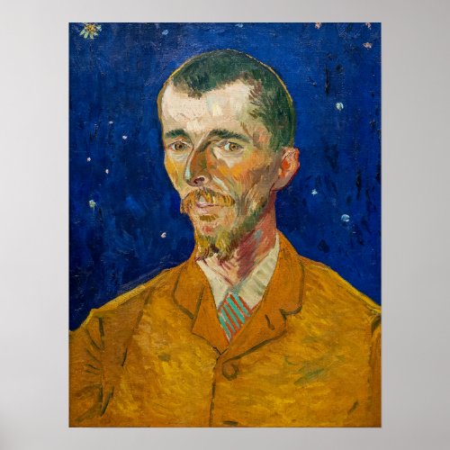 Vincent Van Gogh _ Portrait of Eugene Boch Arles Poster