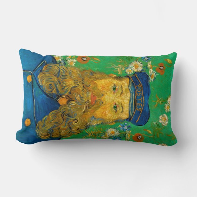 Vincent van Gogh - Portrait of Joseph Roulin Lumbar Pillow (Front)