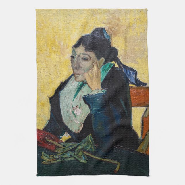 Vincent Van Gogh - Portrait of Madame Ginoux Kitchen Towel (Vertical)