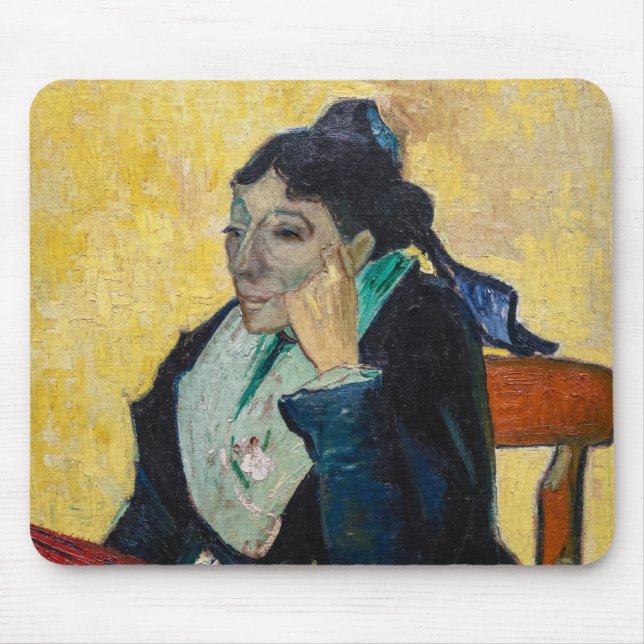 Vincent Van Gogh - Portrait of Madame Ginoux Mouse Pad (Front)