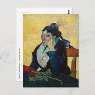 Vincent Van Gogh - Portrait of Madame Ginoux Postcard