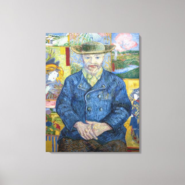 Vincent van Gogh - Portrait of Pere Tanguy Canvas Print (Front)