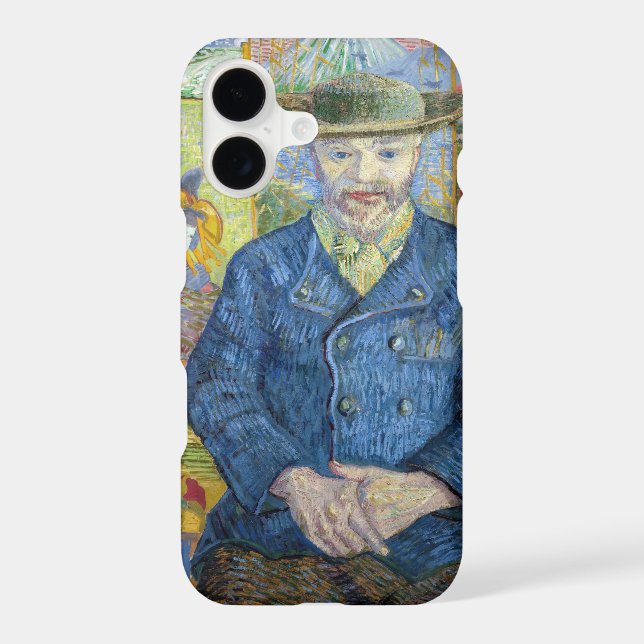 Vincent van Gogh - Portrait of Pere Tanguy Case-Mate iPhone Case (Back)