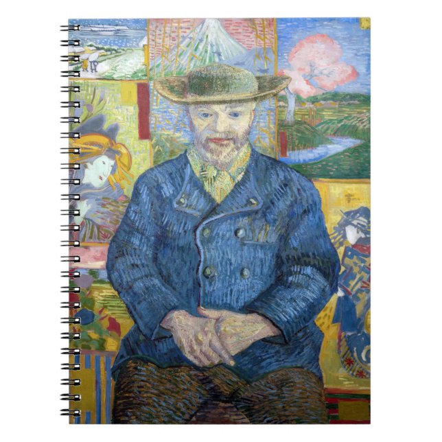 Vincent van Gogh - Portrait of Pere Tanguy Notebook (Front)