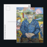 Vincent van Gogh - Portrait of Pere Tanguy Postcard<br><div class="desc">Portrait of Pere Tanguy - Vincent van Gogh,  1888</div>