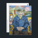 Vincent van Gogh - Portrait of Pere Tanguy Postcard<br><div class="desc">Portrait of Pere Tanguy - Vincent van Gogh,  1888</div>