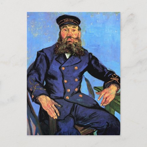 Vincent Van Gogh _ Portrait Of The Postman Postcard