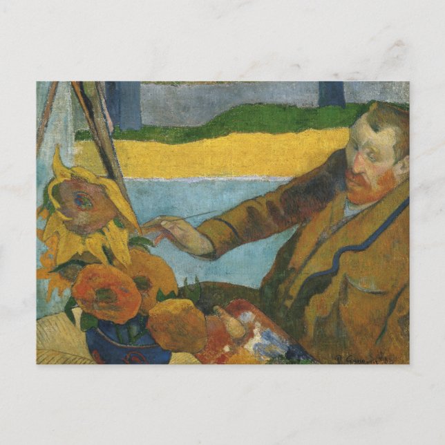 Vincent van Gogh Portrait | Paul Gauguin Postcard (Front)